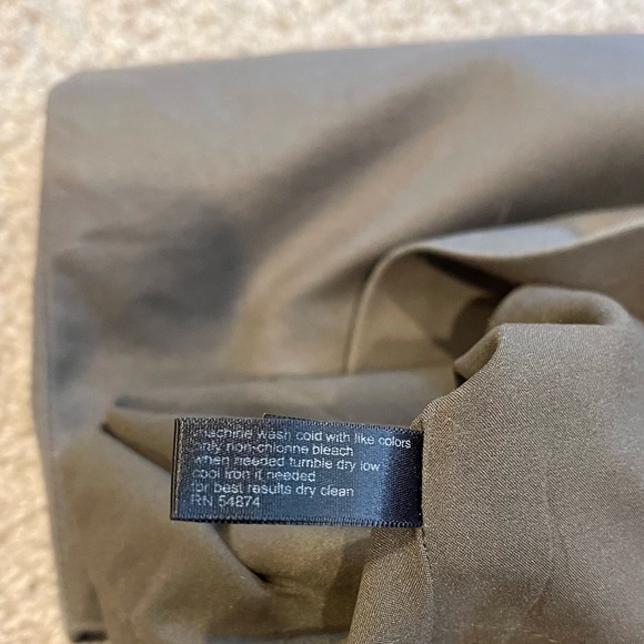 The Limited Pencil Skirt. Dark Army Green Brown Color. Size 2. - Picture 8 of 9